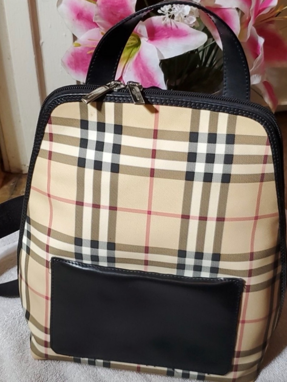 Burberry Nova Check Backpack AUTHENTIC